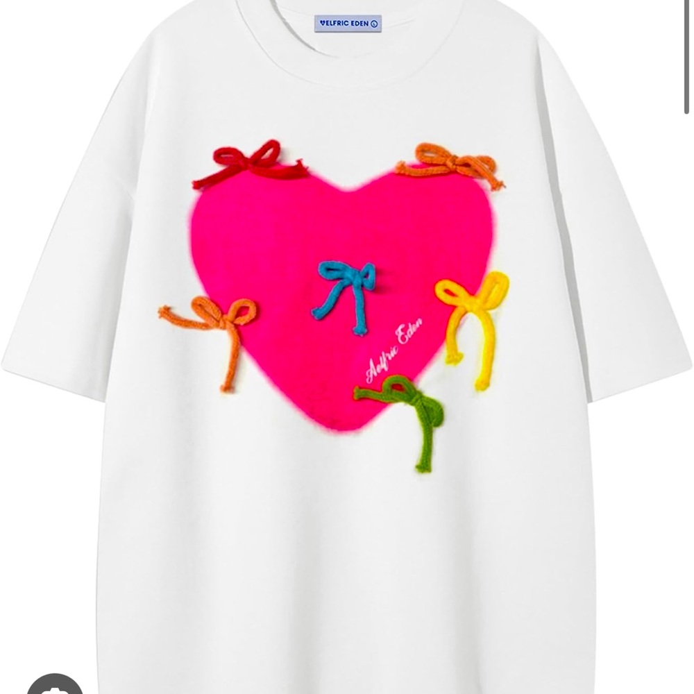 Aelfric Eden heart patch tshirt NWT
